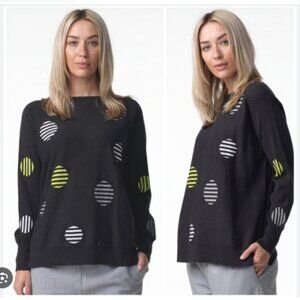 Zacket & Plover Gray Green Slouchy Knit Sweater, Medium